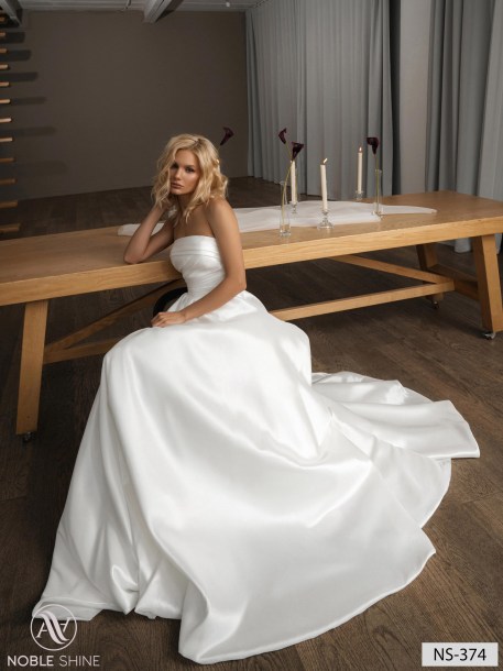 Wedding dress NS-374 from the Nova Fenix collection by Noble Shine