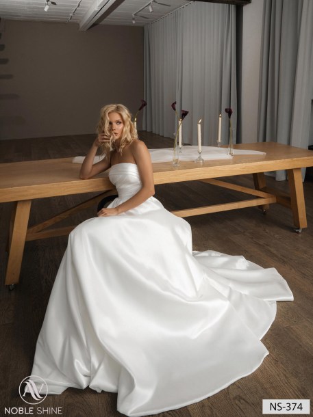 Wedding dress NS-374 from the Nova Fenix collection by Noble Shine