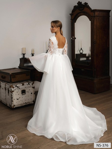 Wedding dress NS-376 from the Nova Fenix collection by Noble Shine