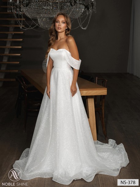 Wedding dress NS-378 from the Nova Fenix collection by Noble Shine
