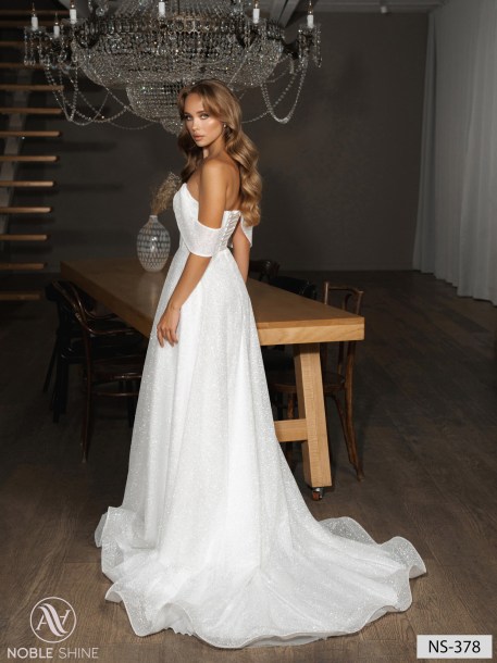 Wedding dress NS-378 from the Nova Fenix collection by Noble Shine