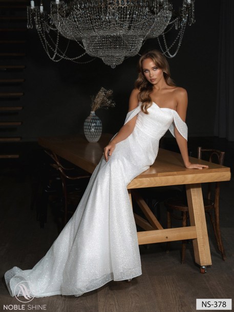Wedding dress NS-378 from the Nova Fenix collection by Noble Shine