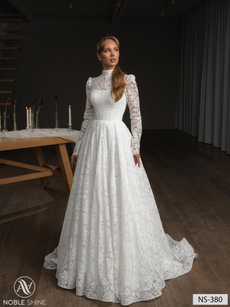 Wedding dress NS-380 from the Nova Fenix collection by Noble Shine