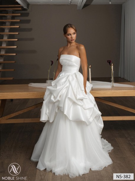 Wedding dress NS-382 from the Nova Fenix collection by Noble Shine