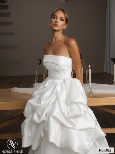 Wedding dress NS-382 from the Nova Fenix collection by Noble Shine