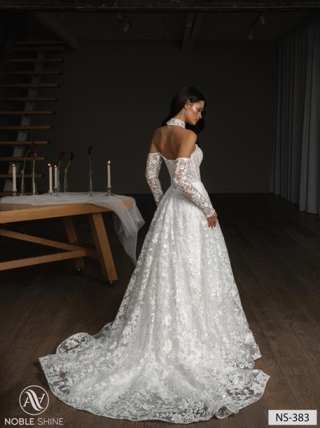 Wedding dress NS-383 from the Nova Fenix collection by Noble Shine