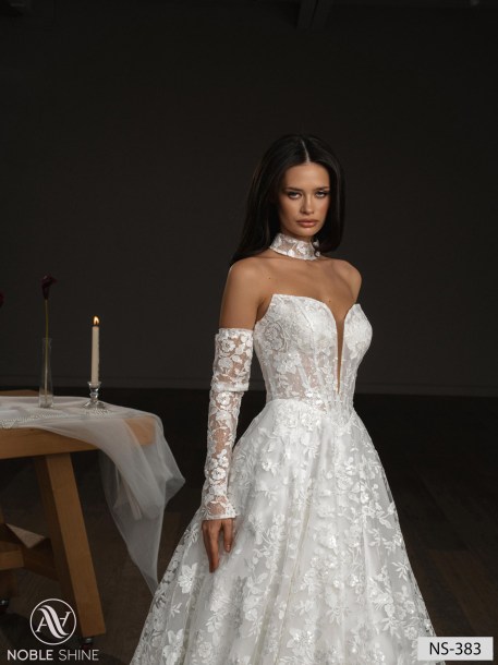 Wedding dress NS-383 from the Nova Fenix collection by Noble Shine