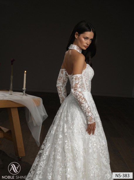 Wedding dress NS-383 from the Nova Fenix collection by Noble Shine