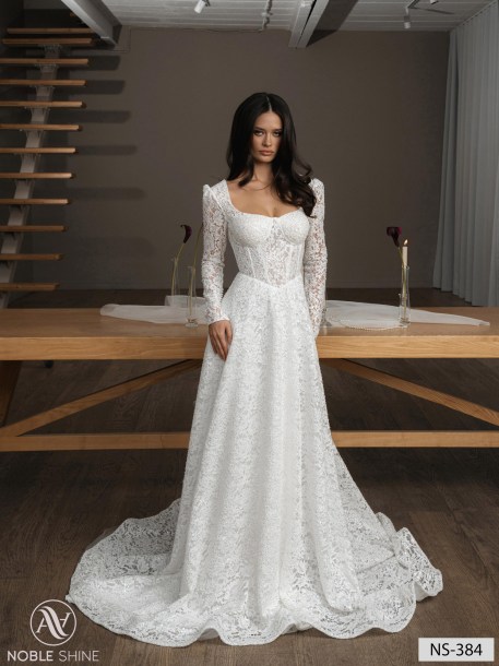 Wedding dress NS-384 from the Nova Fenix collection by Noble Shine