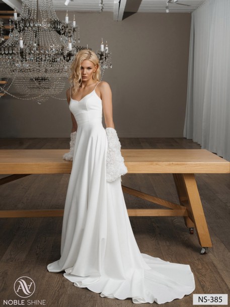 Wedding dress NS-385 from the Nova Fenix collection by Noble Shine