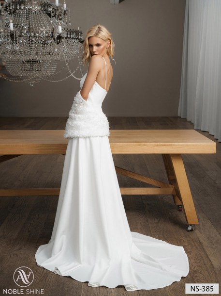 Wedding dress NS-385 from the Nova Fenix collection by Noble Shine