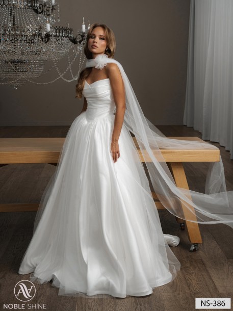 Wedding dress NS-386 from the Nova Fenix collection by Noble Shine