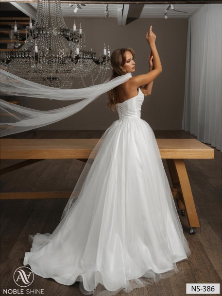 Wedding dress NS-386 from the Nova Fenix collection by Noble Shine