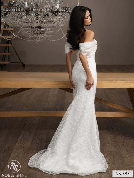 Wedding dress NS-387 from the Nova Fenix collection by Noble Shine