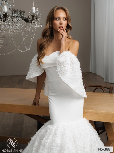 Wedding dress NS-388 from the Nova Fenix collection by Noble Shine