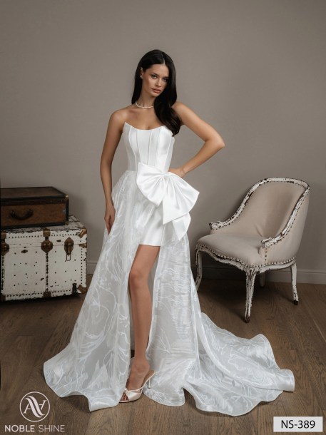 Wedding dress NS-389 from the Nova Fenix collection by Noble Shine