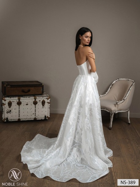 Wedding dress NS-389 from the Nova Fenix collection by Noble Shine