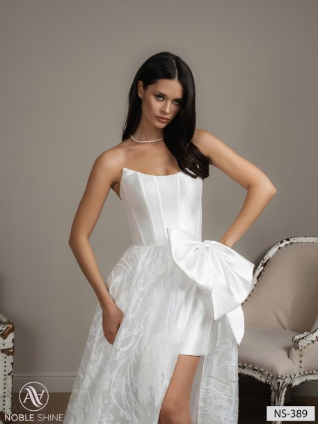 Wedding dress NS-389 from the Nova Fenix collection by Noble Shine