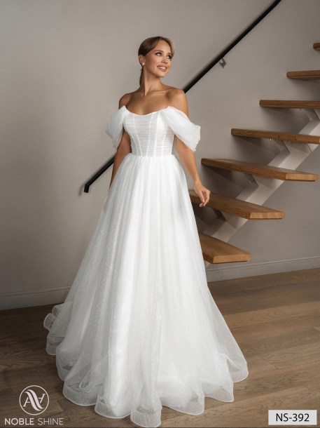 Wedding dress NS-392 from the Nova Fenix collection by Noble Shine