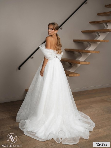 Wedding dress NS-392 from the Nova Fenix collection by Noble Shine