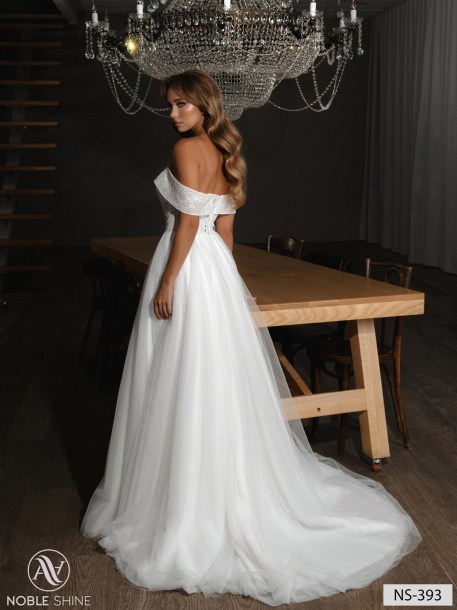 Wedding dress NS-393 from the Nova Fenix collection by Noble Shine