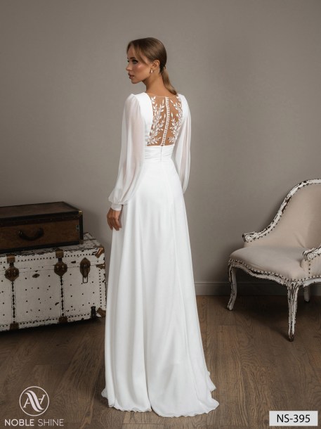 Wedding dress NS-395 from the Nova Fenix collection by Noble Shine