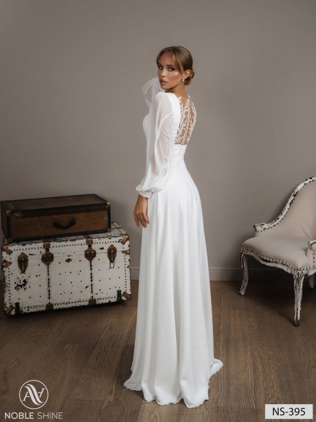 Wedding dress NS-395 from the Nova Fenix collection by Noble Shine