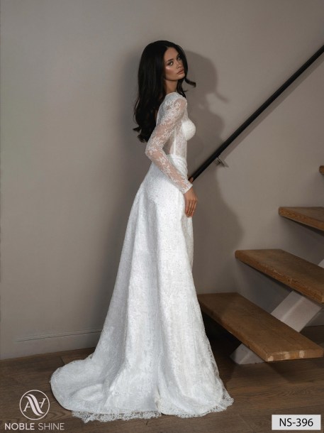 Wedding dress NS-396 from the Nova Fenix collection by Noble Shine