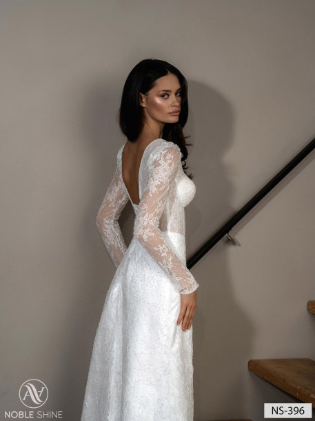 Wedding dress NS-396 from the Nova Fenix collection by Noble Shine