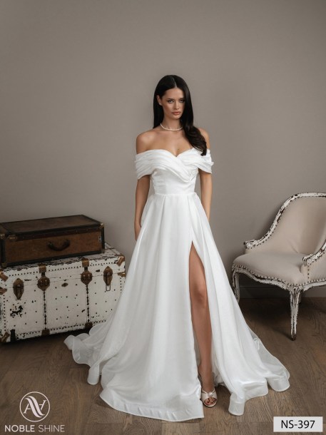 Wedding dress NS-397 from the Nova Fenix collection by Noble Shine