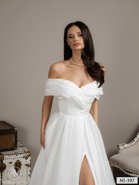 Wedding dress NS-397 from the Nova Fenix collection by Noble Shine